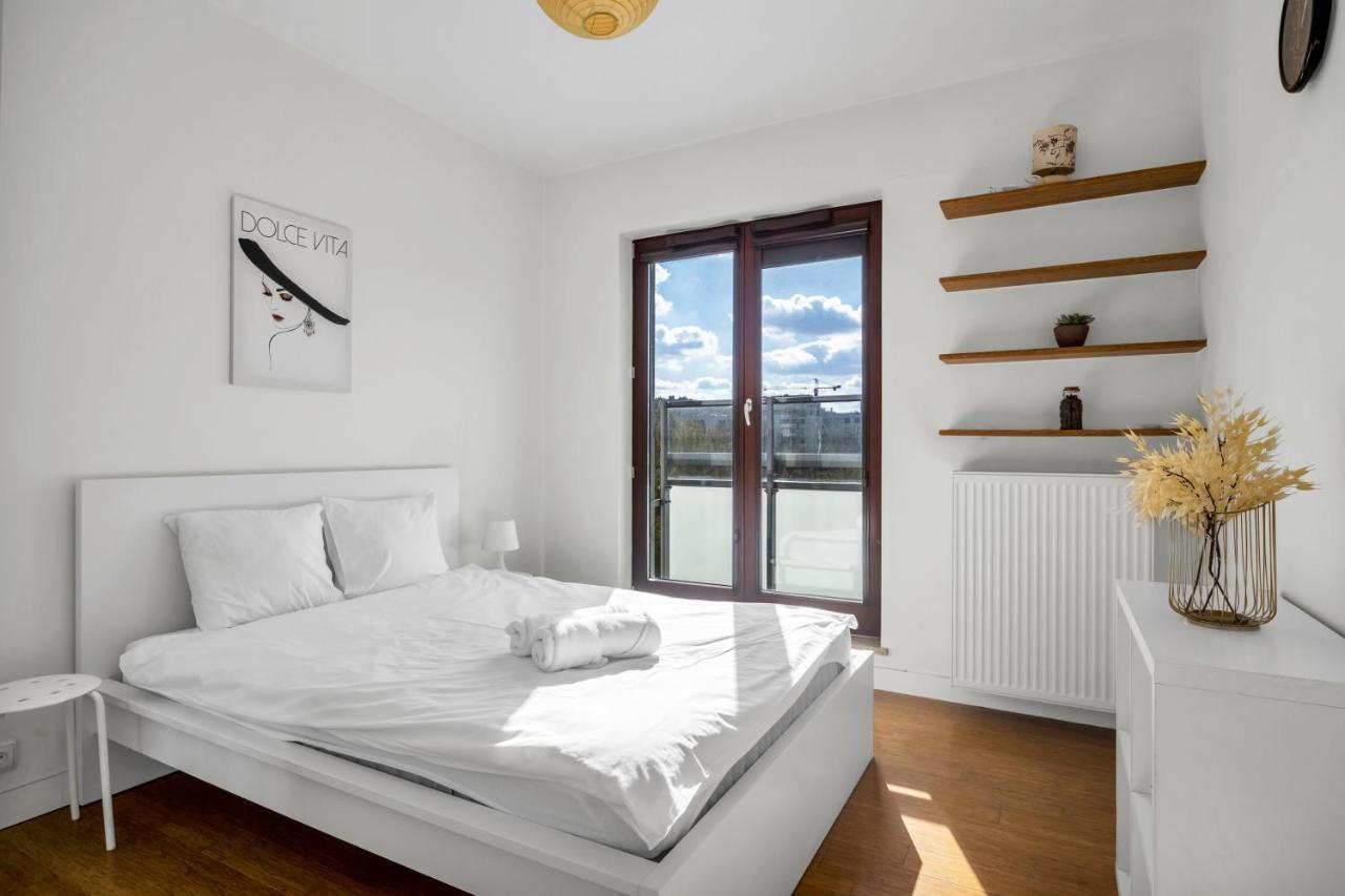 1Br New Apt 20Min Centre Parking Varşovia Exterior foto