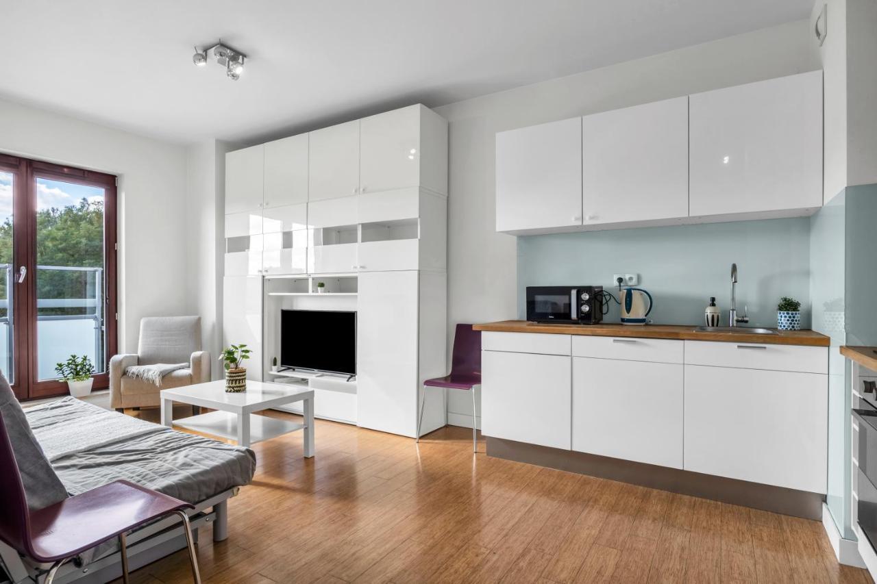 1Br New Apt 20Min Centre Parking Varşovia Exterior foto